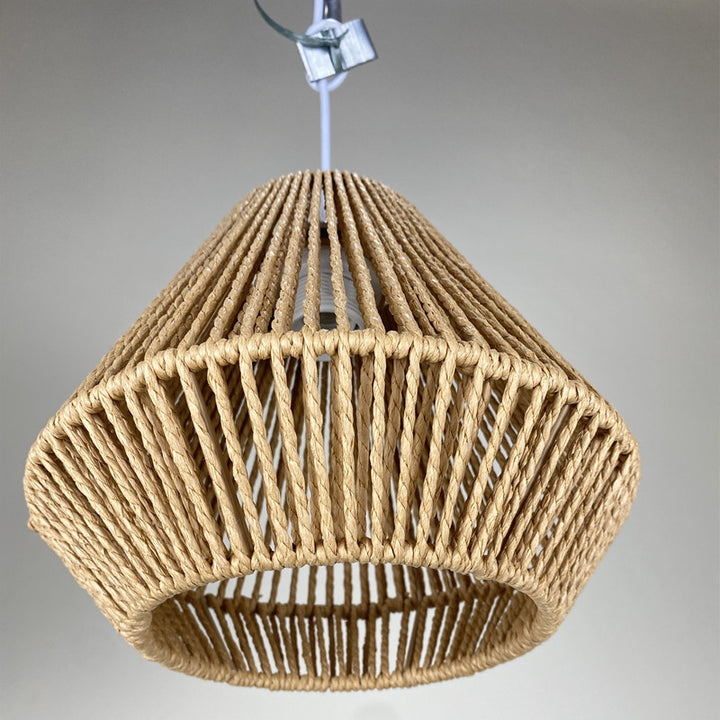 Artistic Woven Table Lamp Bowlift