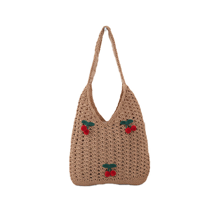 Handcrafted cotton shopper with fruity design Bowlift