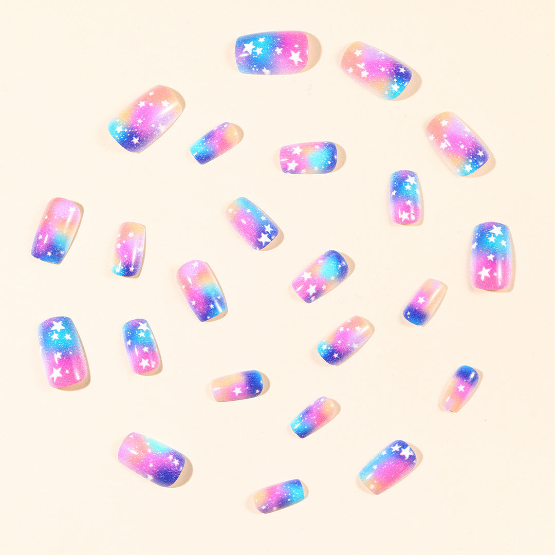 Galaxy-Inspired Nail Art Extensions Bowlift