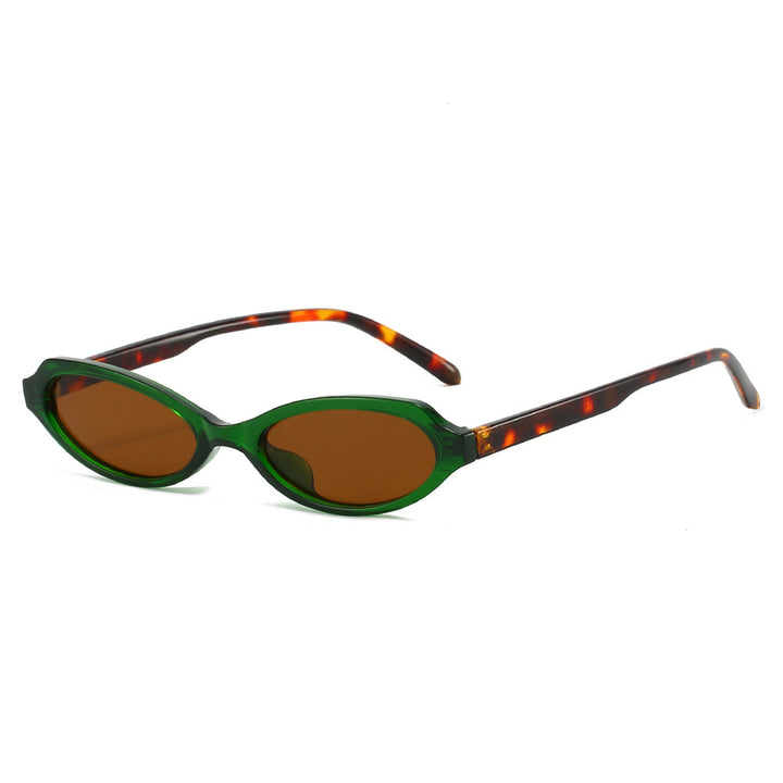 Fashionable Oval Frame Sunglasses Bowlift