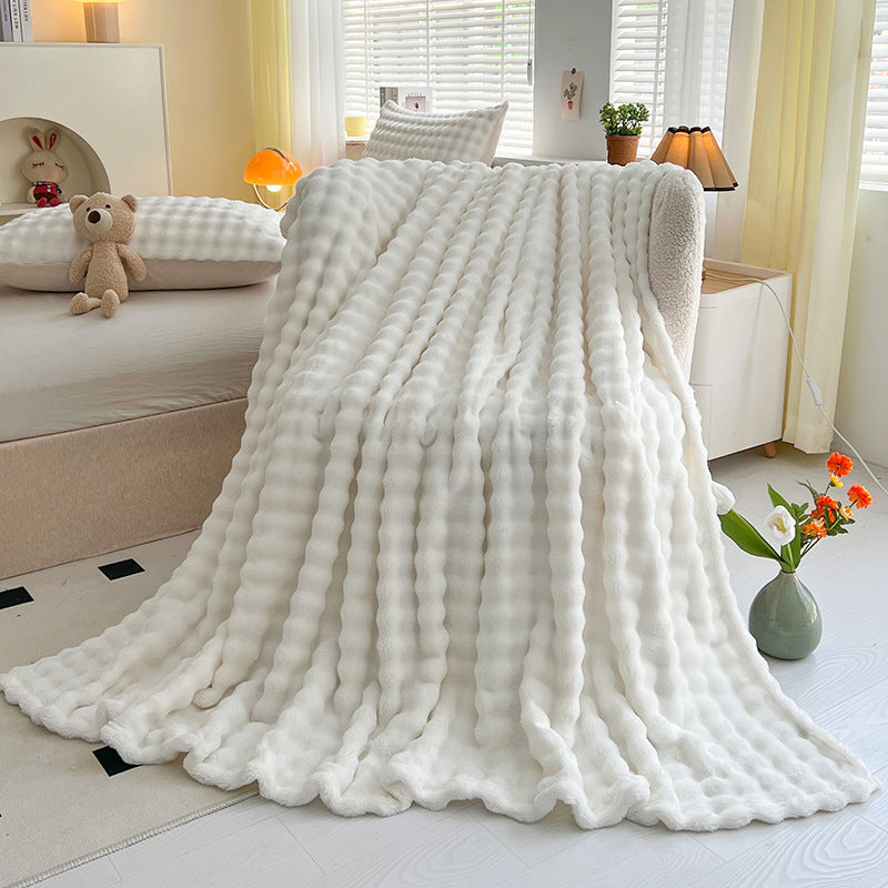 Women's Plush Throw Blanket Bowlift