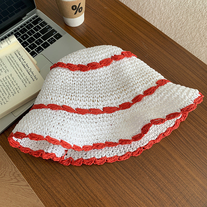 Elegant Sunshade Straw Hat