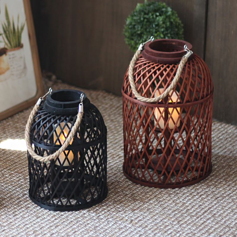Handcrafted Rattan Lamp Bowlift