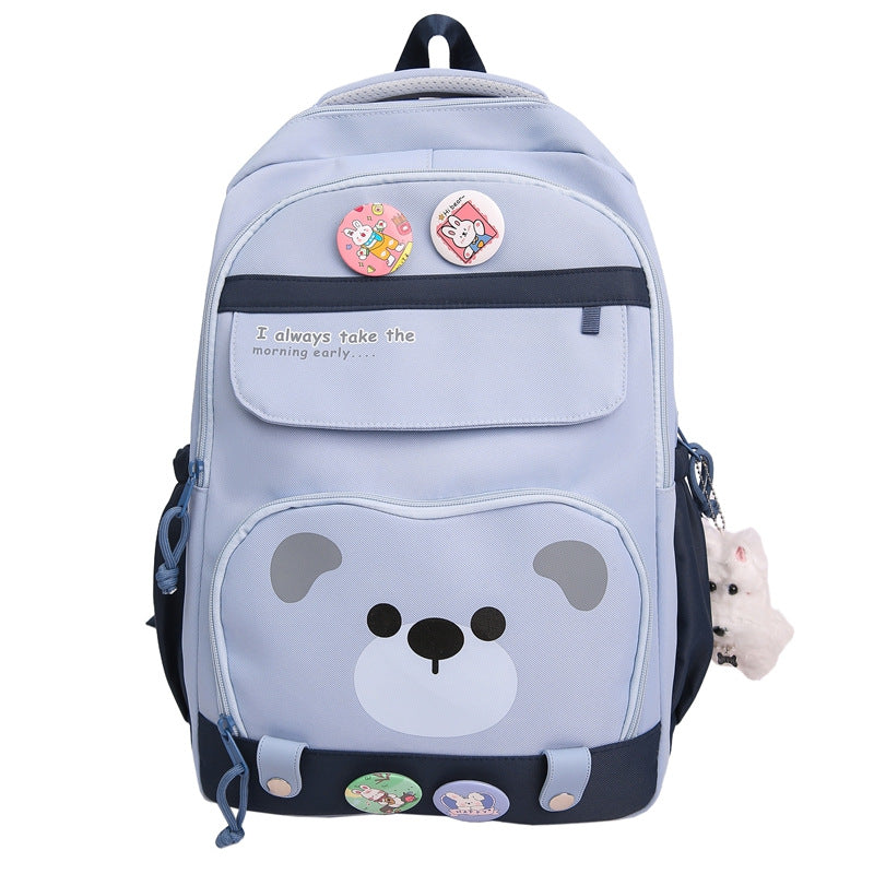 Cute Animal-Themed School Backpack Bowlift