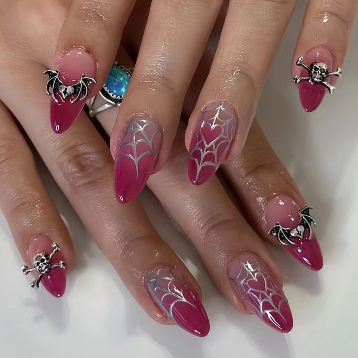 Gothic-Inspired Nail Art Extensions Bowlift