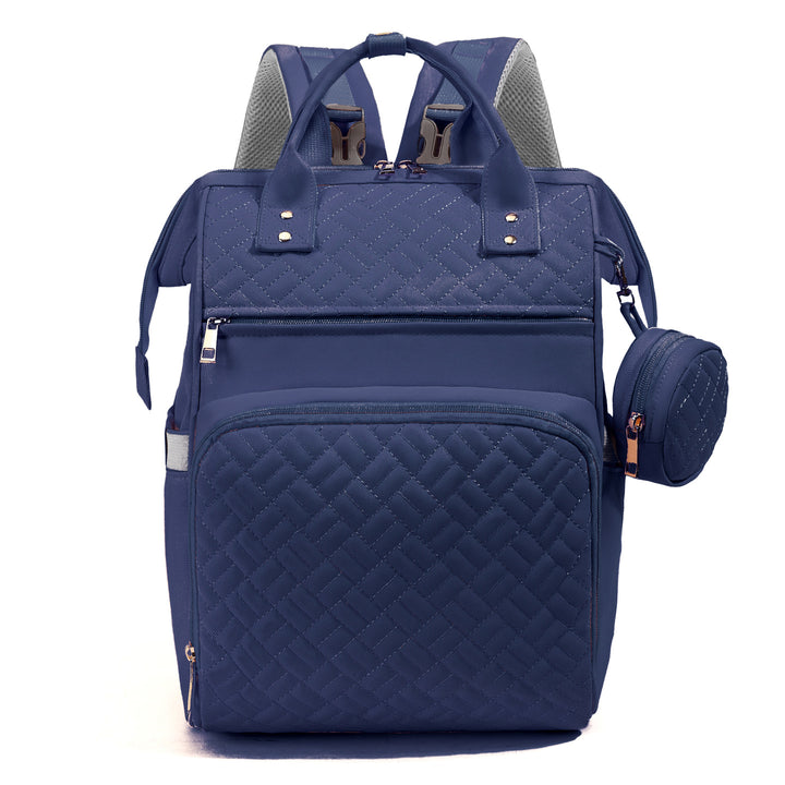 Quilted Multi-Functional Backpack Bowlift