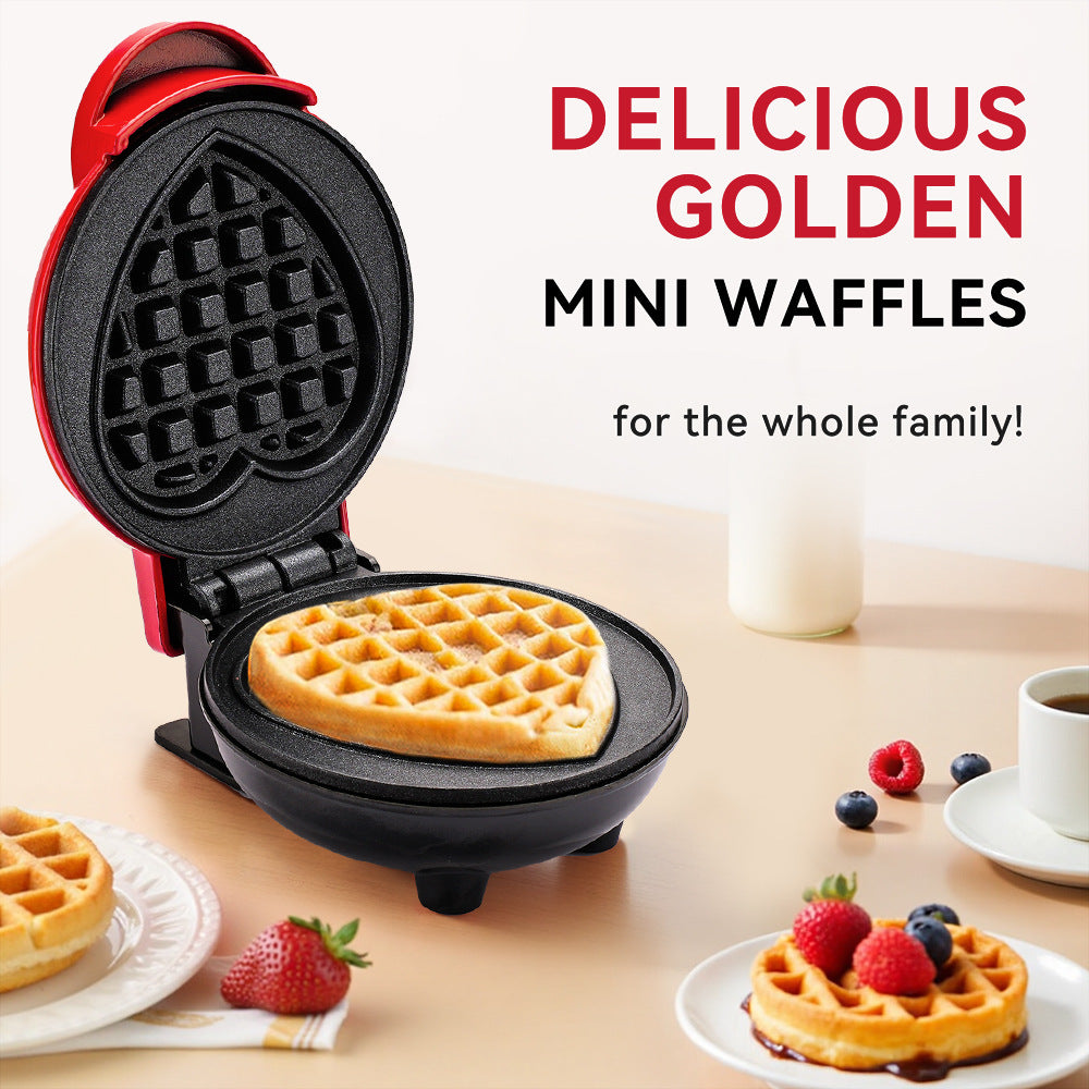 Mini Heart-Shaped Waffle Maker Bowlift