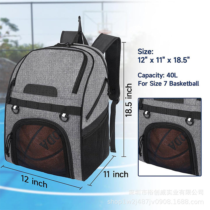 Multi-Compartment Sports Backpack with Shoe Storage Bowlift