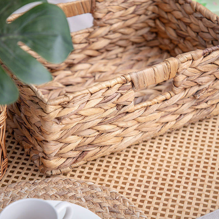 Natural Handwoven Storage Basket Bowlift