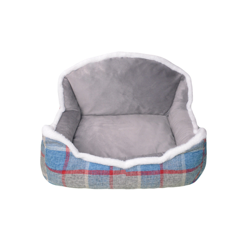 Orthopedic Plush Dog Bed