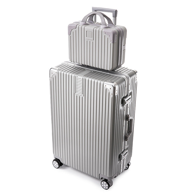 Dual-Layer Hard-Shell Luggage Set Bowlift