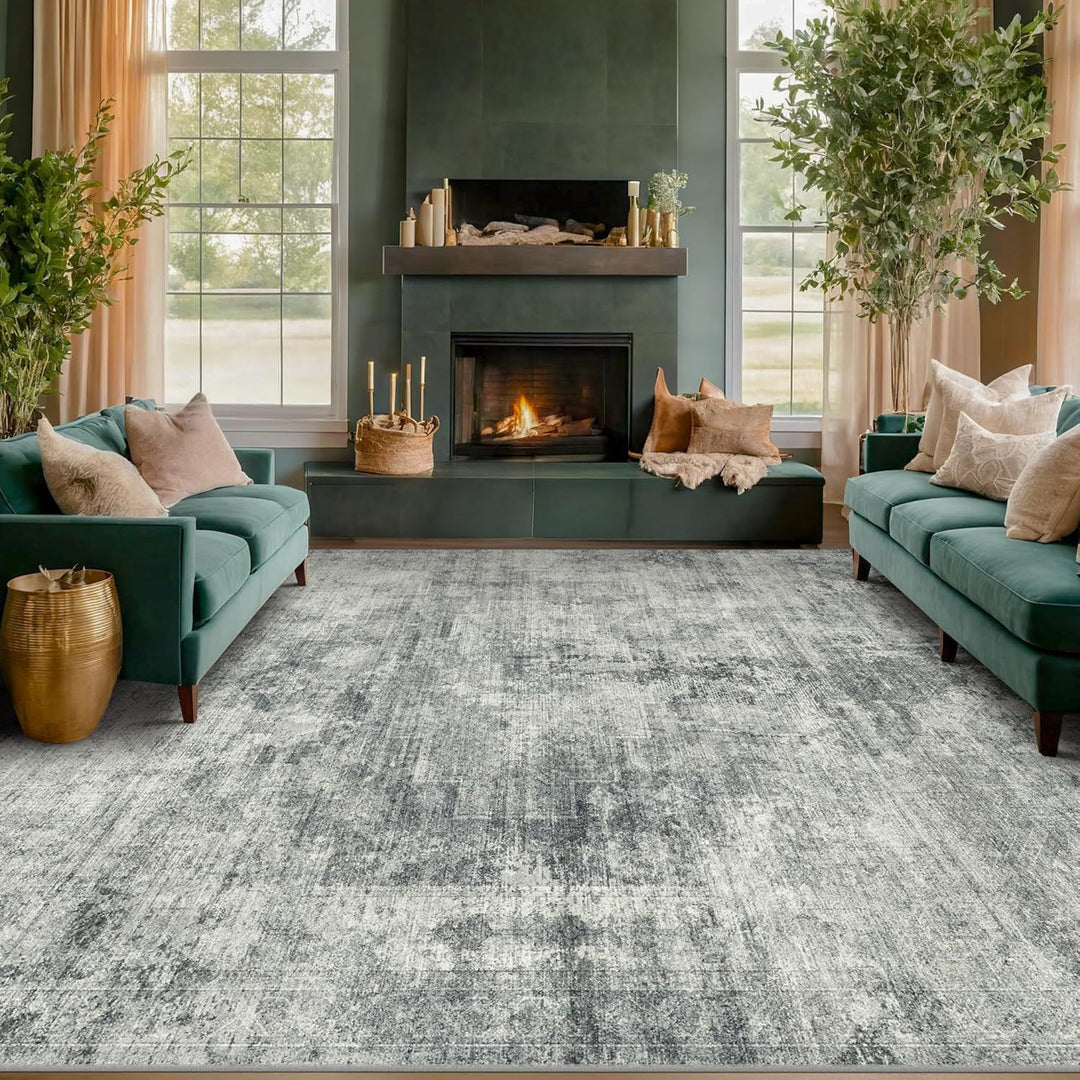 Vintage Inspired Worn Carpet