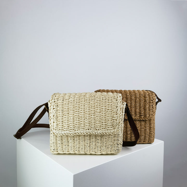 Stylish Rattan Shoulder Bag Bowlift