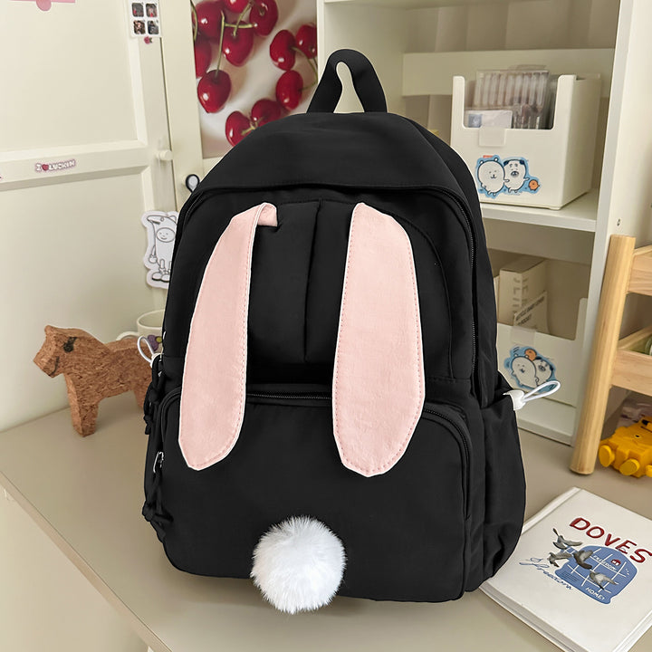 Cute Bunny-Ear School Backpack Bowlift