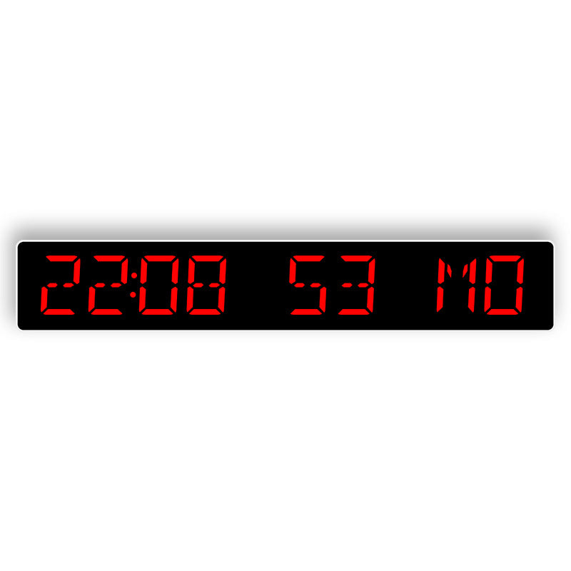 Digital wall clock with large LED display Bowlift