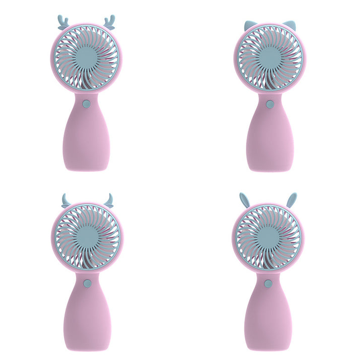Unisex Portable Hand Fan in Playful Animal Design Bowlift