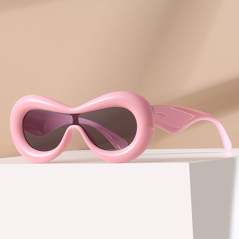 Women's futuristic eye mask sunglasses Bowlift