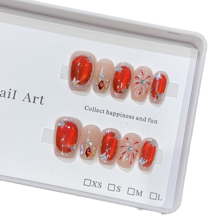 Glittering artificial nails Bowlift