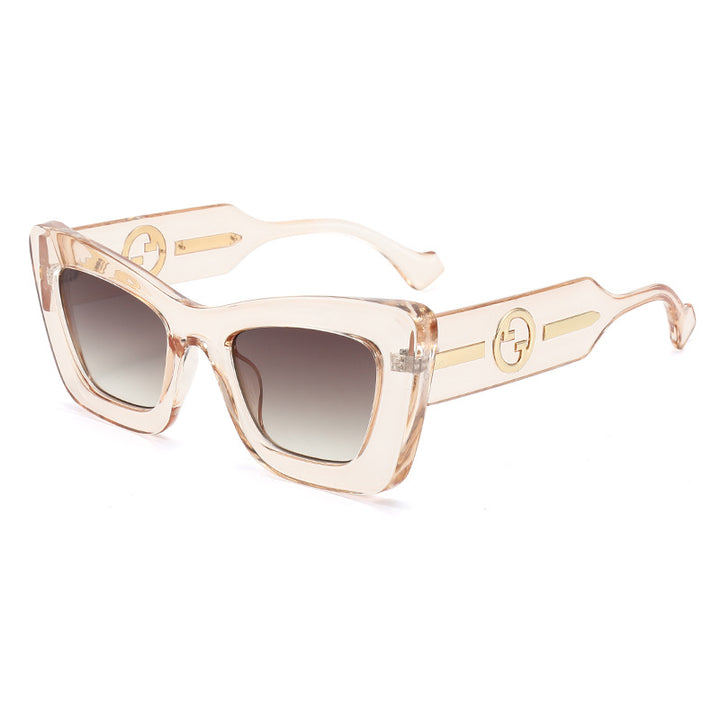 Women's designer sunglasses with distinctive geometric frame and high-quality craftsmanship Bowlift