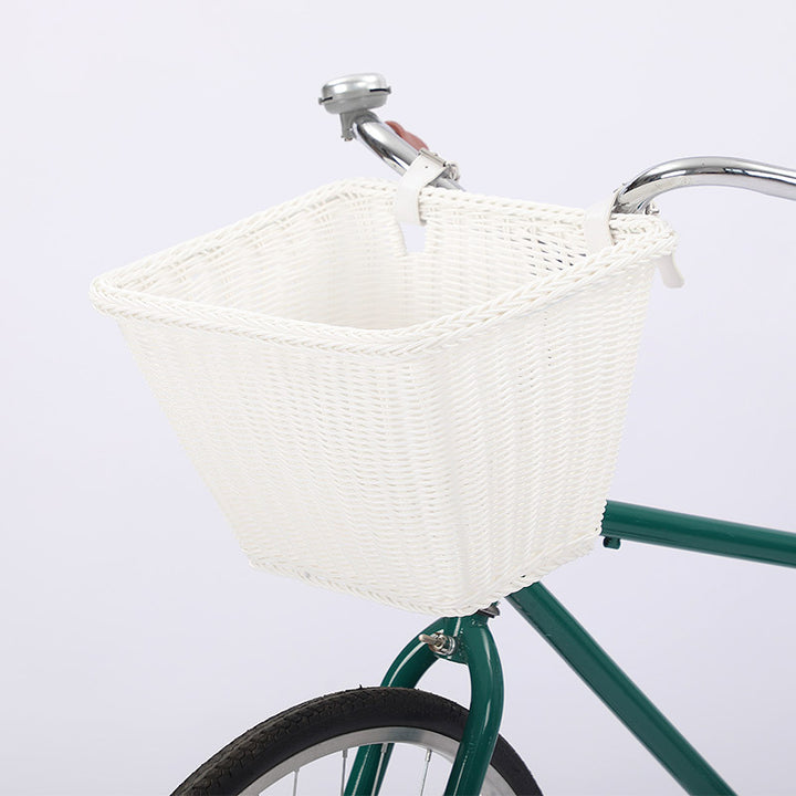 Ladies Versatile Storage Basket with Elegant Leather Handles Bowlift