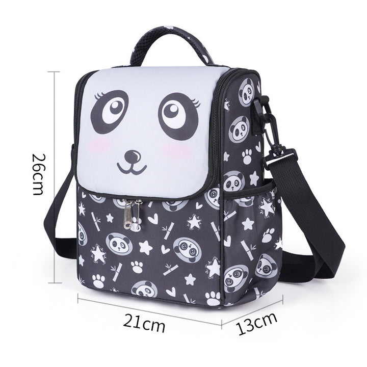 Insulated Panda-Themed Lunch Backpack