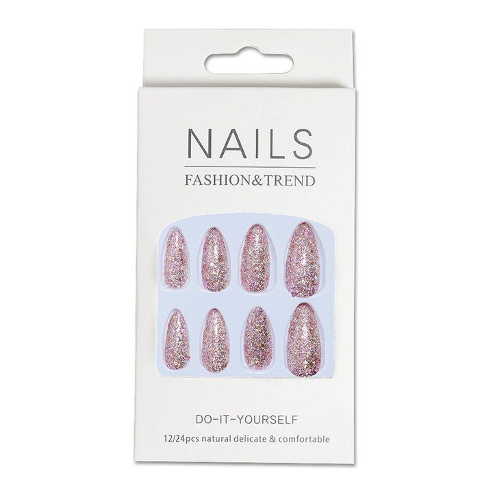 Glamorous Glitter Press-On Nail Set Bowlift