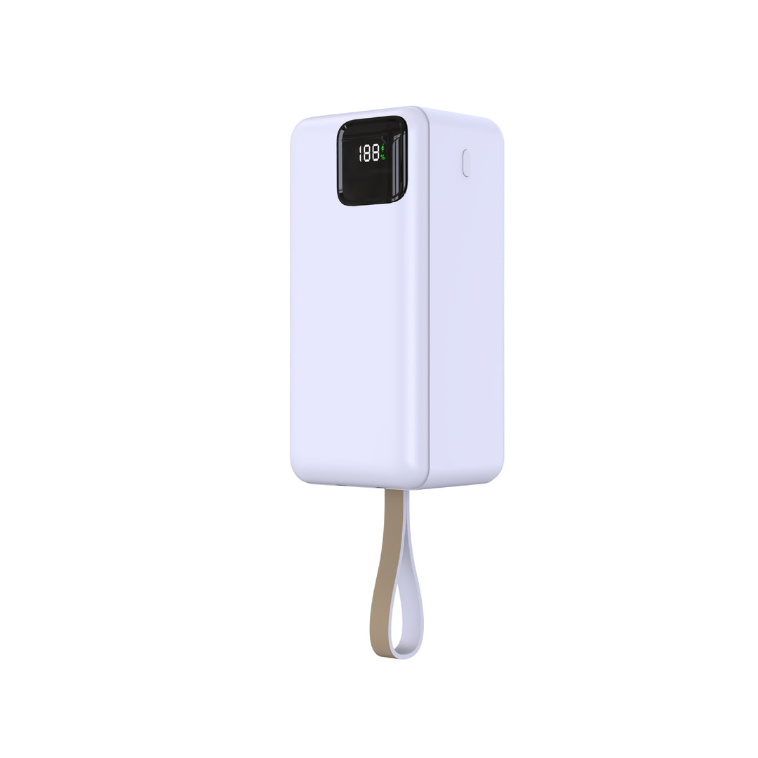 Portable power bank with digital charging display and innovative design Bowlift