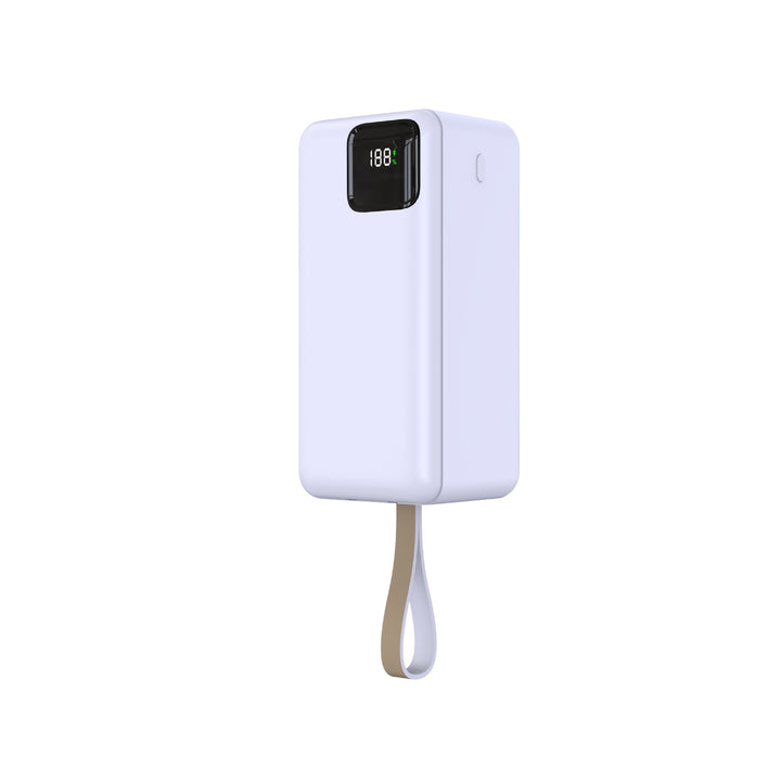Portable power bank with digital charging display and innovative design Bowlift