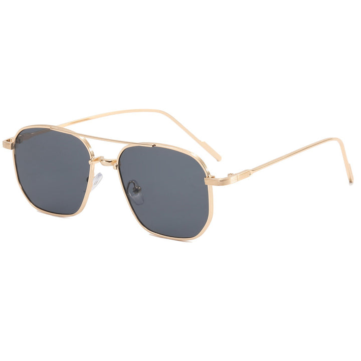 Women's fashionable geometric glasses with elegant metal frame Bowlift