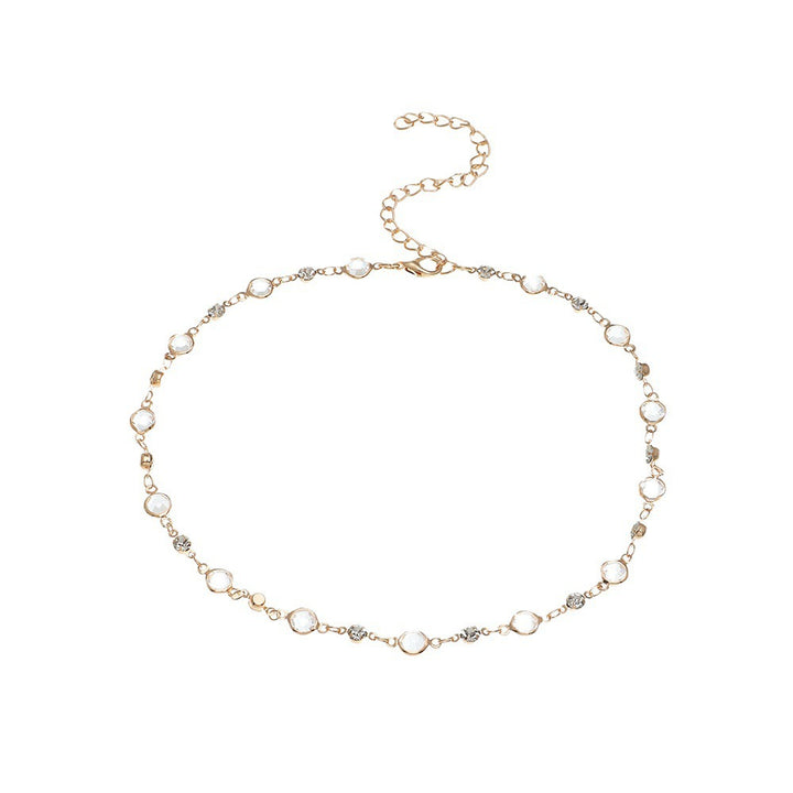 Elegant Crystal Embellished Anklet Bowlift