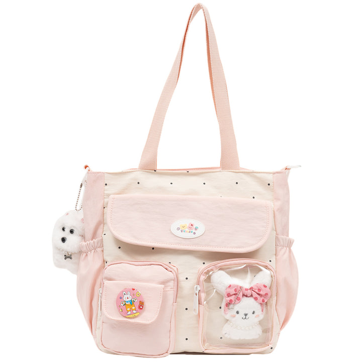 Multi-Pocket Casual Tote Bag Bowlift