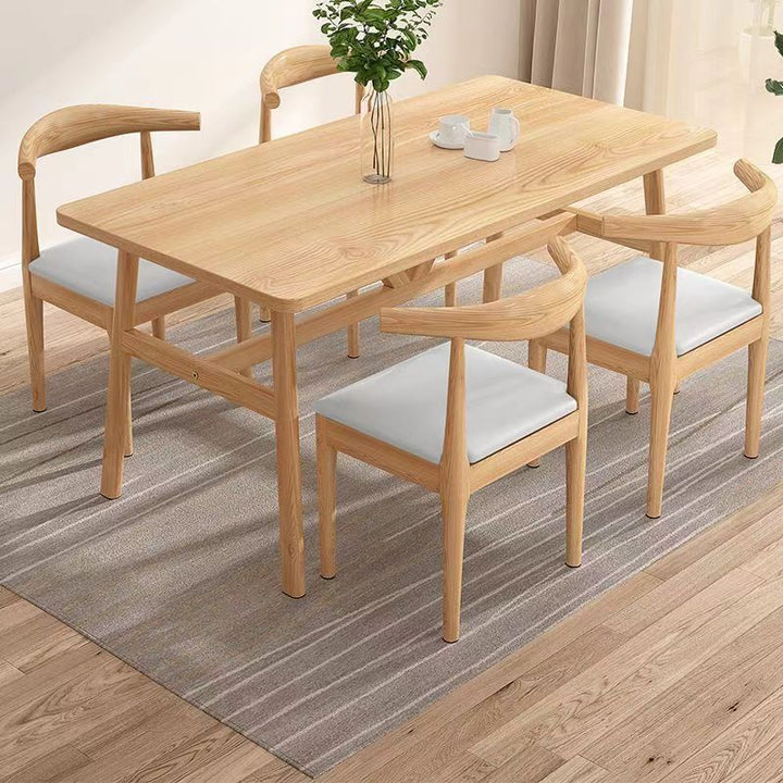 Modern Rectangle Dining Table Bowlift