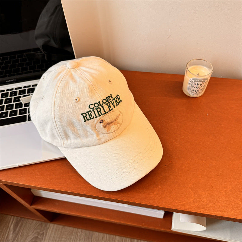 Women's Casual Embroidered Baseball Cap Bowlift