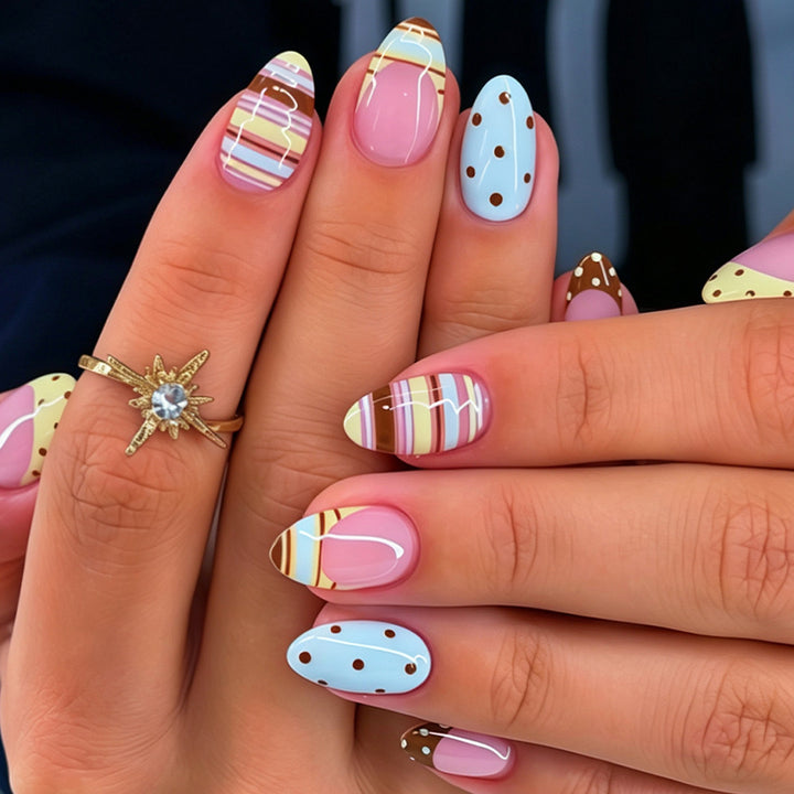 Artistic Stiletto Nail Design Bowlift