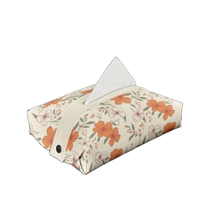 Floral Patterned Tissue Box Cover Bowlift