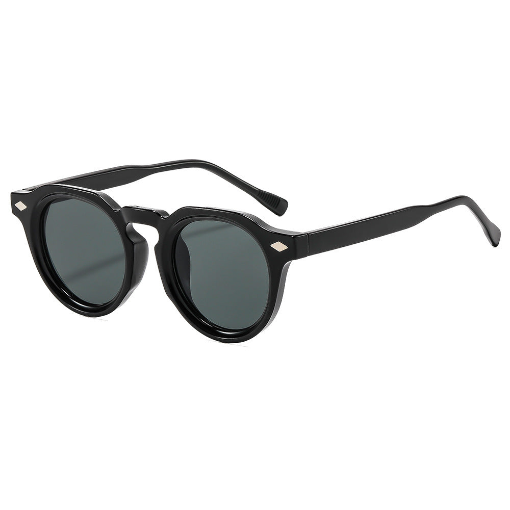Retro-Inspired Round Frame Sunglasses Bowlift
