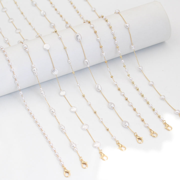 Pearl-Accented Eyewear Chain Bowlift