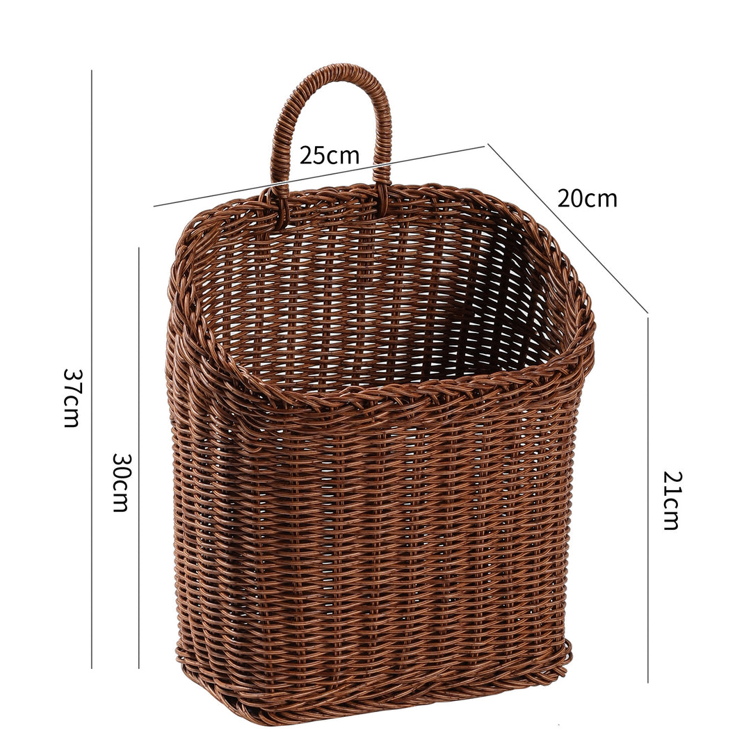 Handwoven Storage Basket with Ergonomic Handle Bowlift 1783754313