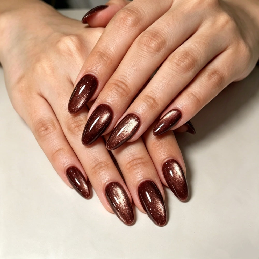 Radiant Glossy Press-On Nail Set Bowlift