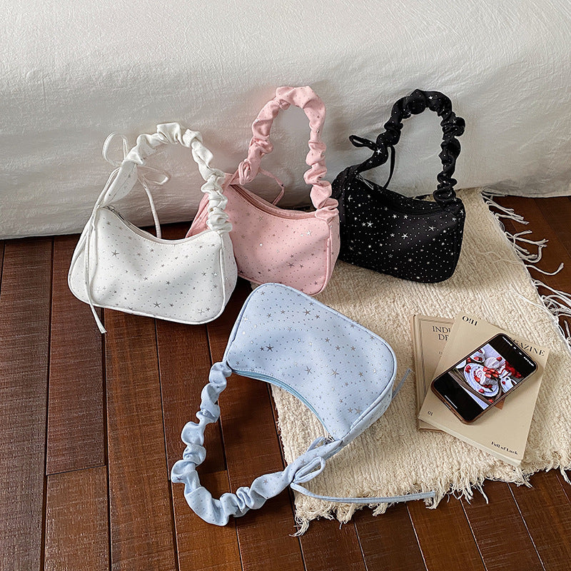 WoChic Slouchy Star-Patterned Handbag Bowlift