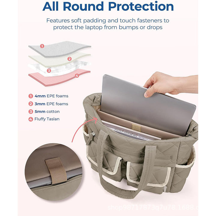 Elegant Handbag with Generous Compartments Bowlift