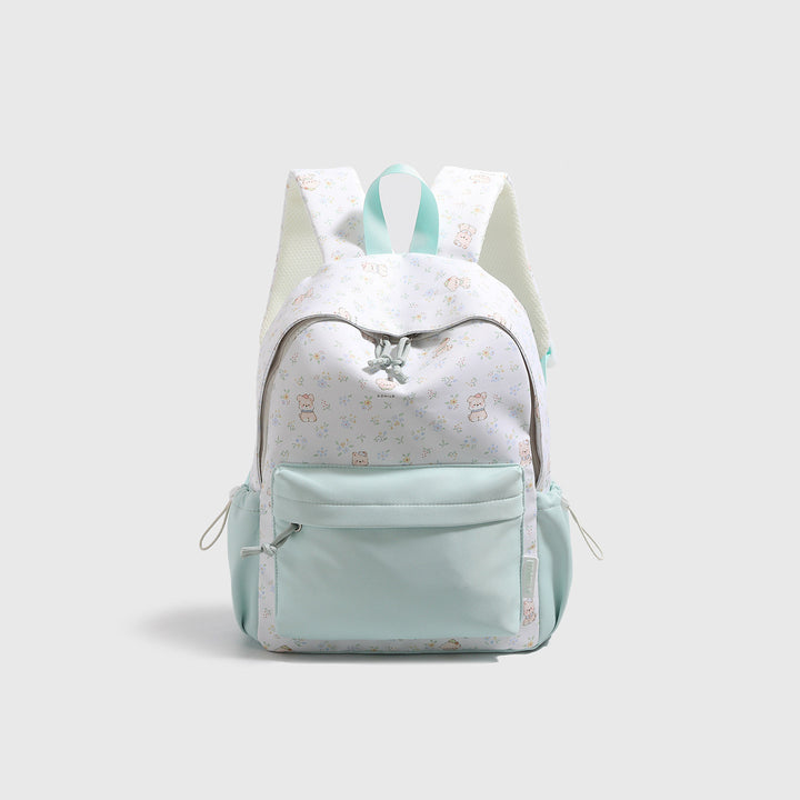 Playful Character Print Backpack Bowlift