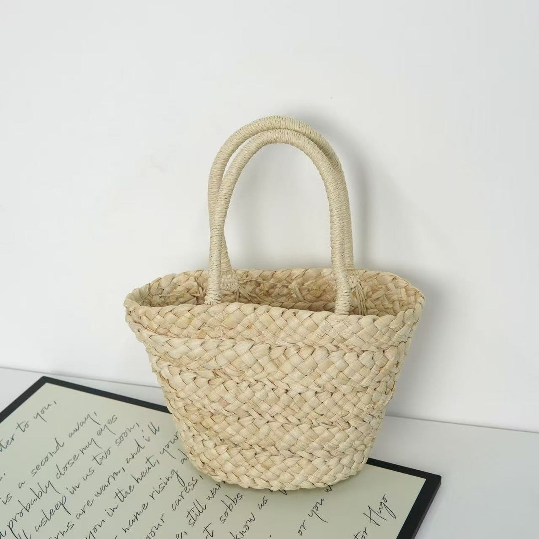 Naturally Woven Basket Bag Bowlift