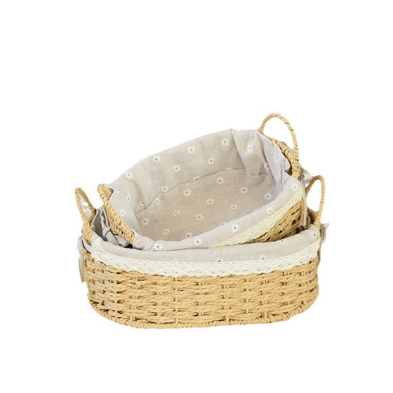 Rectangular Woven Storage Baskets Bowlift