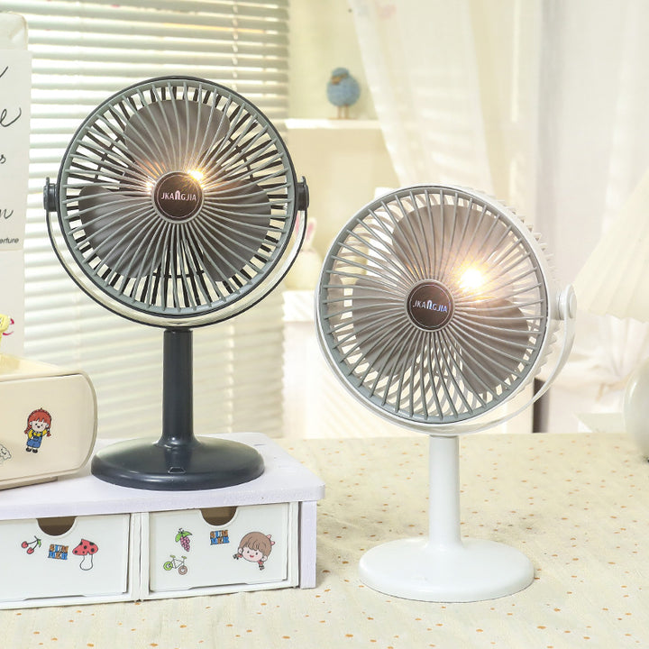 Portable table fan with light function Bowlift