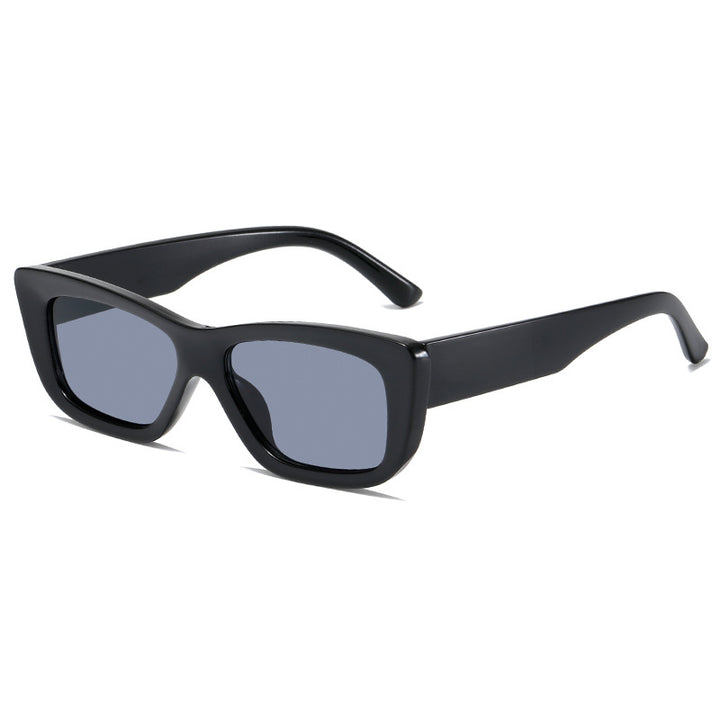 Ladies fashionable sunglasses with rectangular frame Bowlift