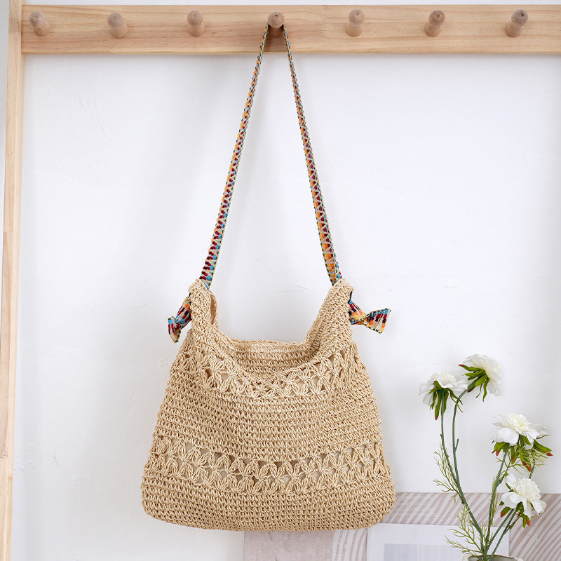 Trendy Macramé Beach Bag Bowlift