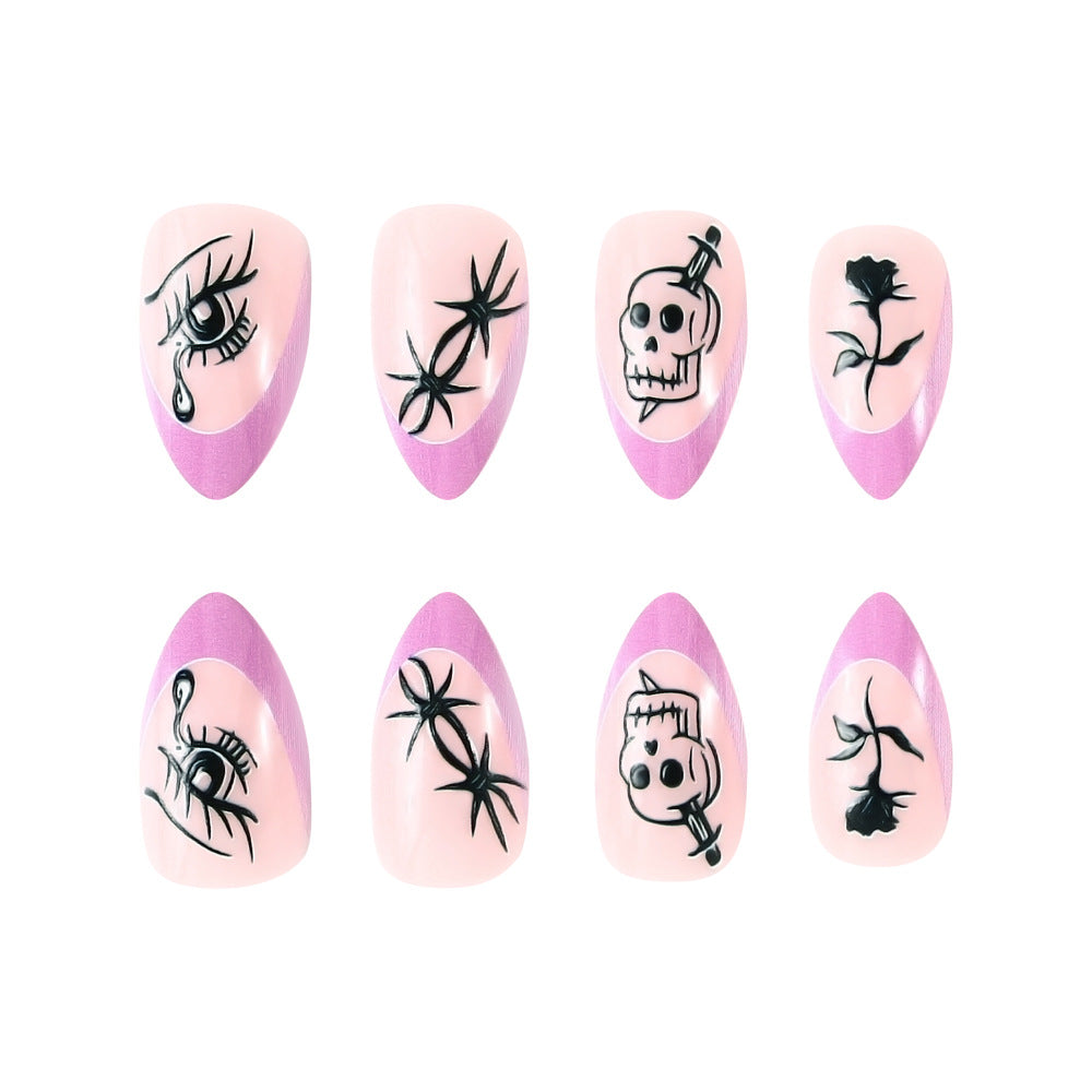 Halloween-Themed Articulated Press-On Nails Bowlift