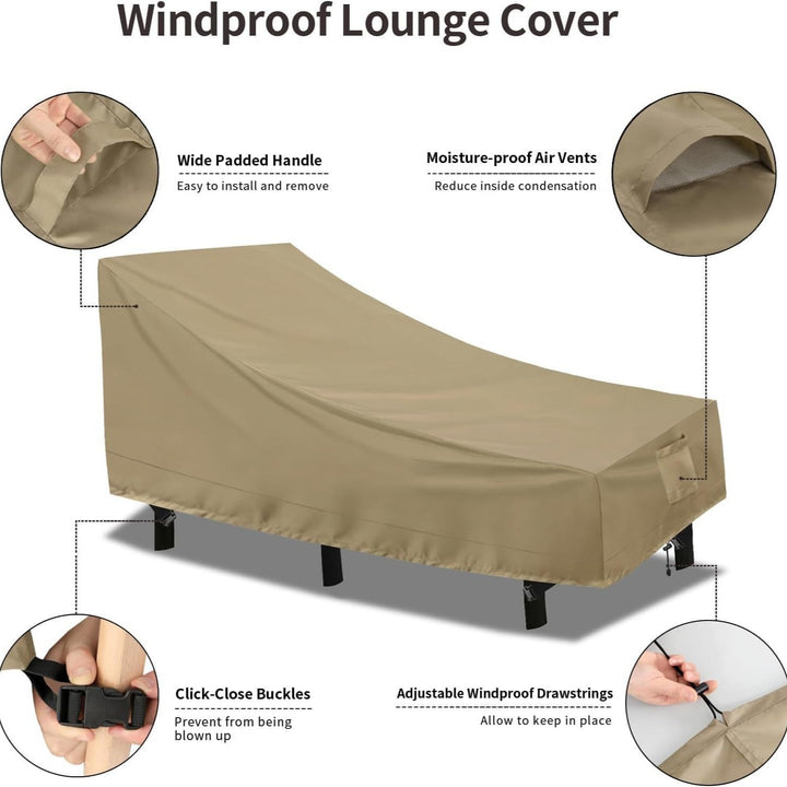 Durable protective cover for sun loungers Bowlift