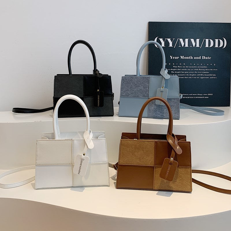 Geometric Structured Handbag Bowlift